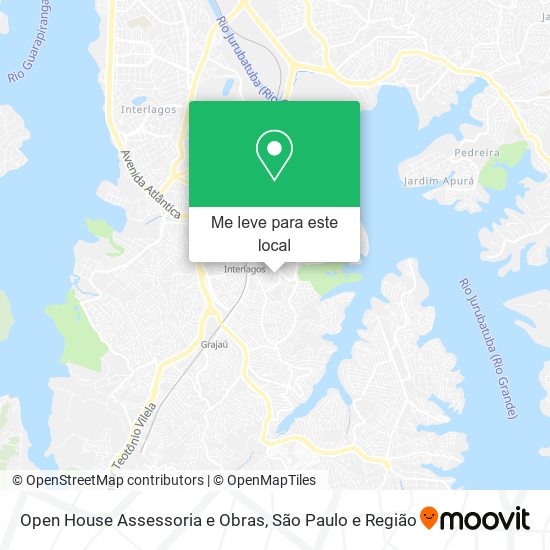 Open House Assessoria e Obras mapa