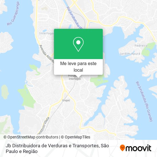 Jb Distribuidora de Verduras e Transportes mapa