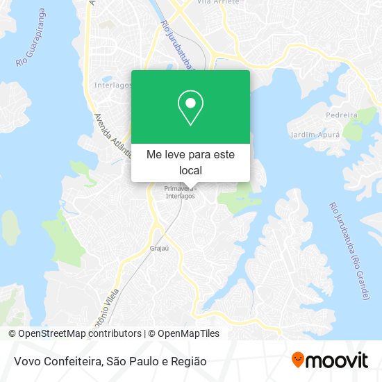 Vovo Confeiteira mapa