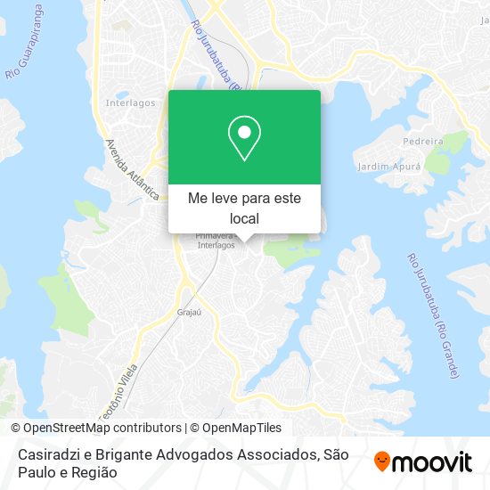 Casiradzi e Brigante Advogados Associados mapa