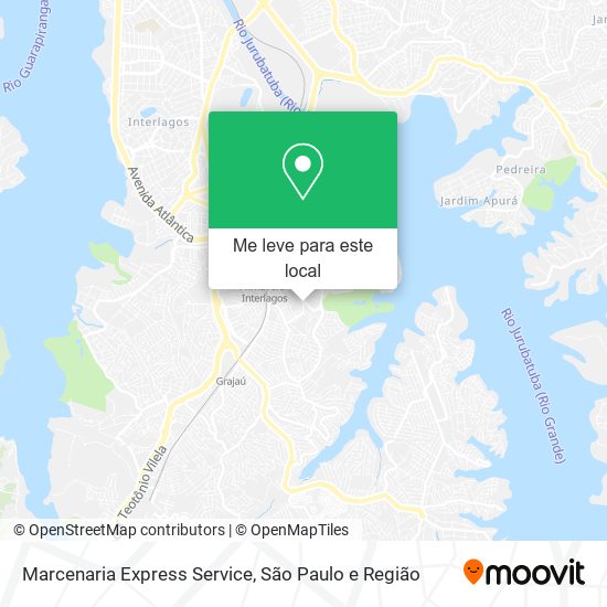 Marcenaria Express Service mapa