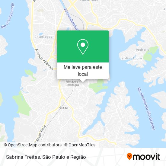 Sabrina Freitas mapa
