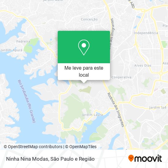 Ninha Nina Modas mapa