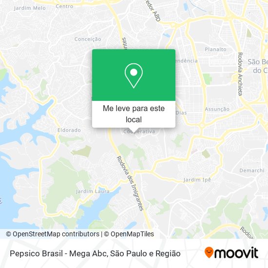 Pepsico Brasil - Mega Abc mapa