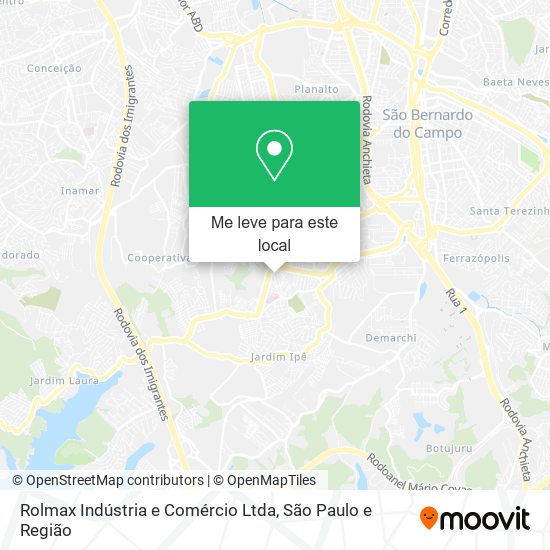 Rolmax Indústria e Comércio Ltda mapa