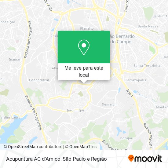Acupuntura AC d'Amico mapa
