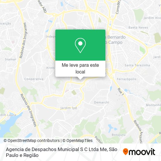 Agencia de Despachos Municipal S C Ltda Me mapa