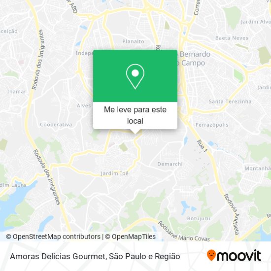 Amoras Delicias Gourmet mapa