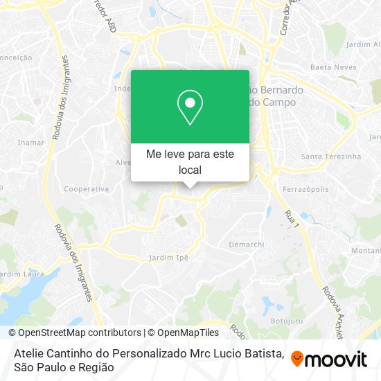 Atelie Cantinho do Personalizado Mrc Lucio Batista mapa