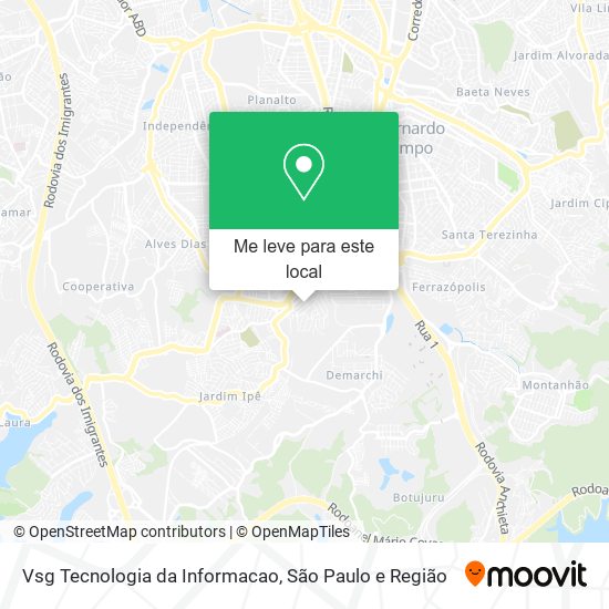 Vsg Tecnologia da Informacao mapa