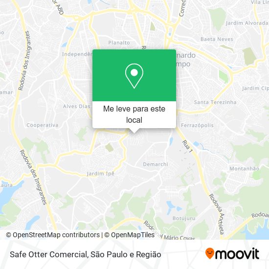 Safe Otter Comercial mapa