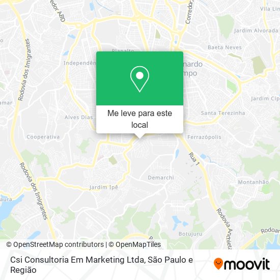 Csi Consultoria Em Marketing Ltda mapa