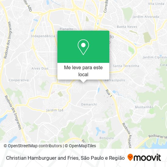 Christian Hamburguer and Fries mapa