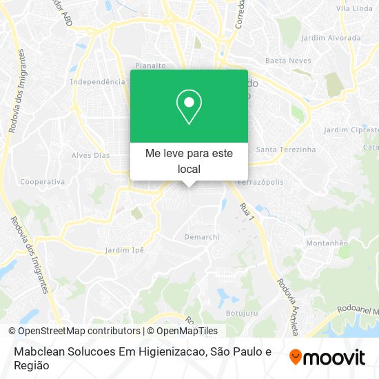 Mabclean Solucoes Em Higienizacao mapa