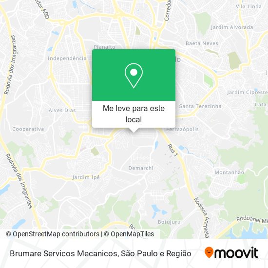 Brumare Servicos Mecanicos mapa