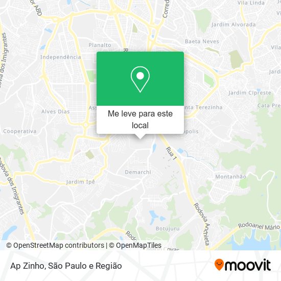 Ap Zinho mapa