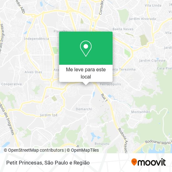 Petit Princesas mapa