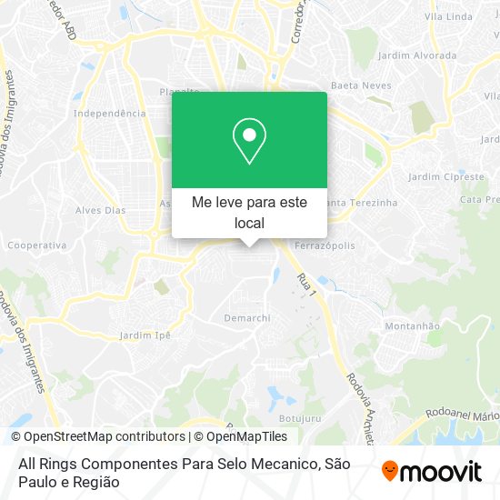 All Rings Componentes Para Selo Mecanico mapa