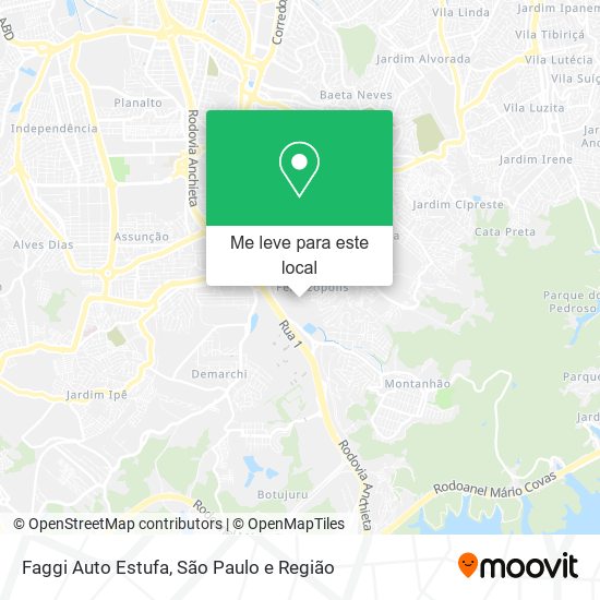 Faggi Auto Estufa mapa