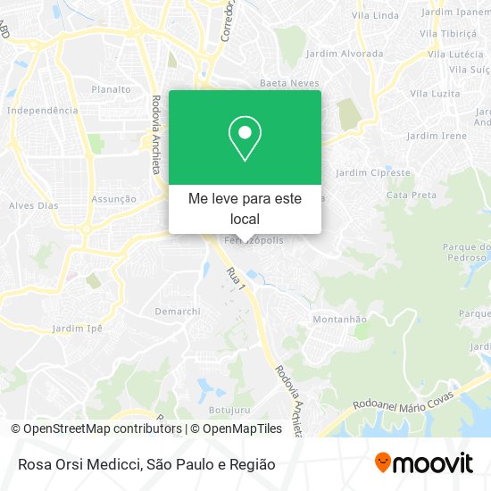 Rosa Orsi Medicci mapa