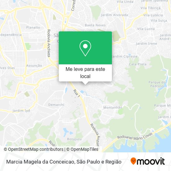 Marcia Magela da Conceicao mapa