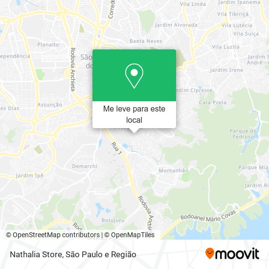 Nathalia Store mapa