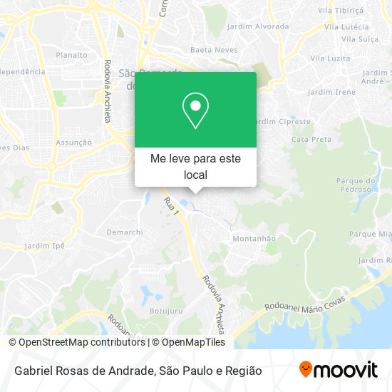 Gabriel Rosas de Andrade mapa