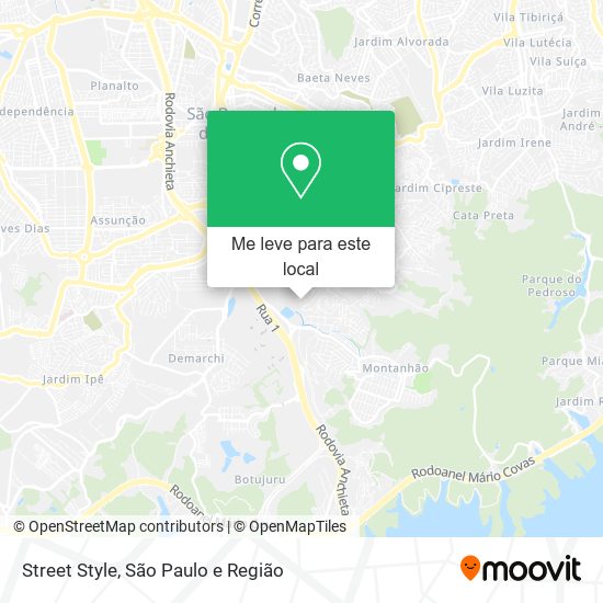 Street Style mapa
