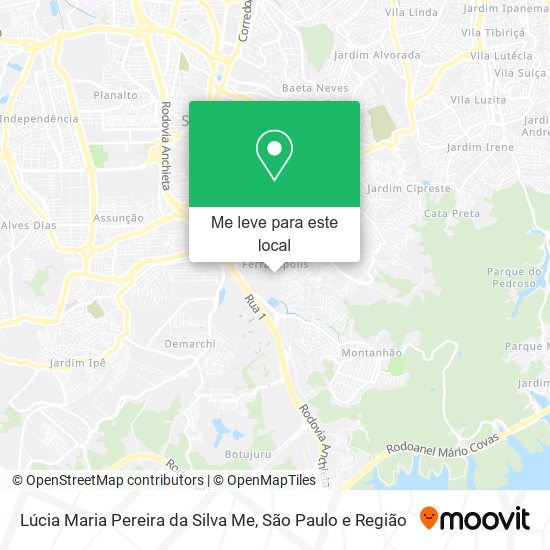 Lúcia Maria Pereira da Silva Me mapa