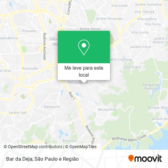 Bar da Deja mapa