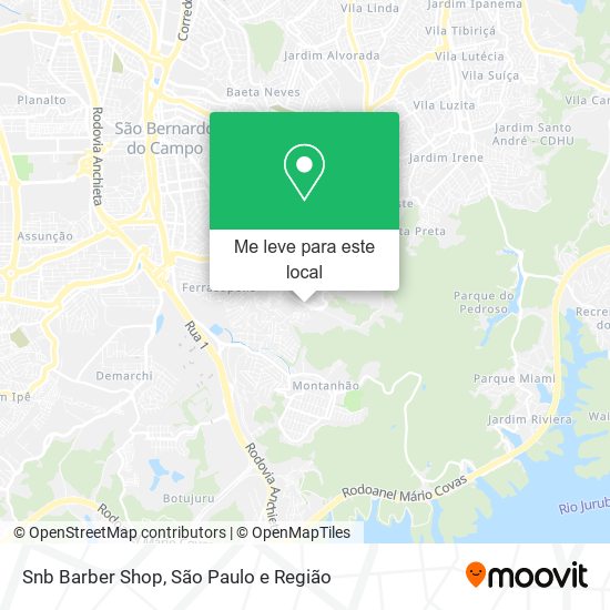 Snb Barber Shop mapa