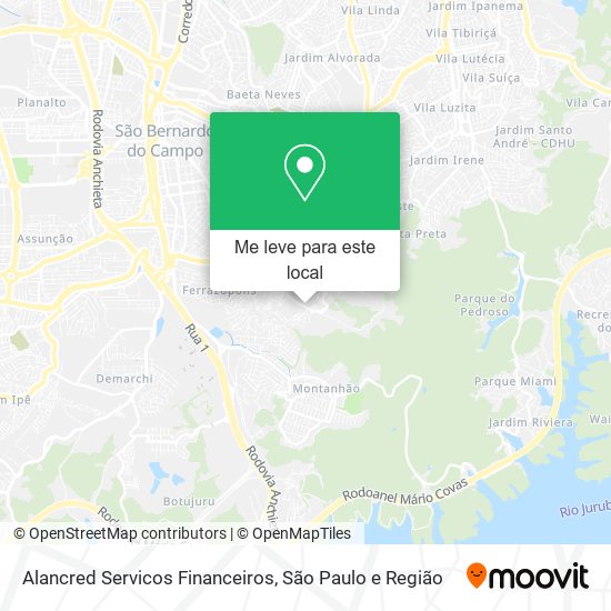 Alancred Servicos Financeiros mapa