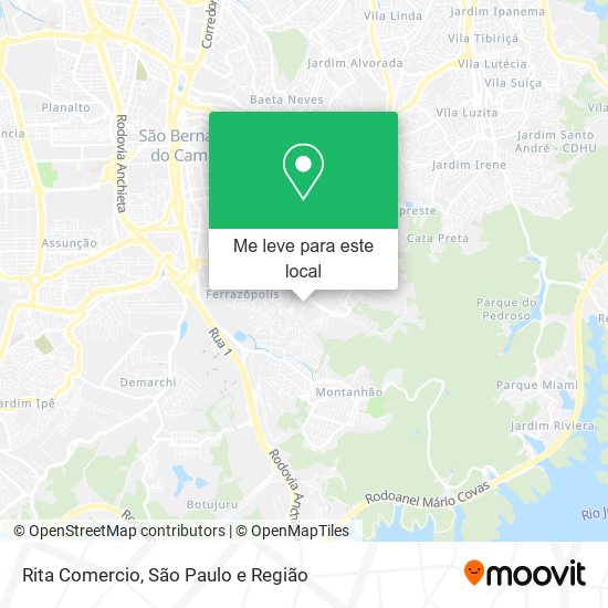 Rita Comercio mapa