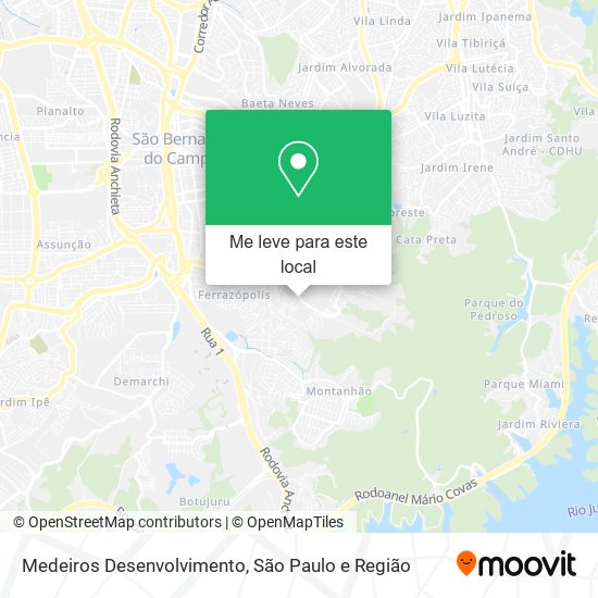 Medeiros Desenvolvimento mapa