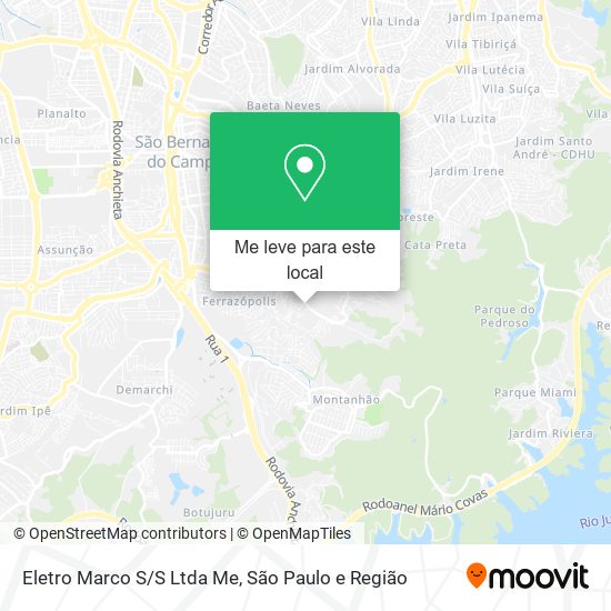 Eletro Marco S/S Ltda Me mapa