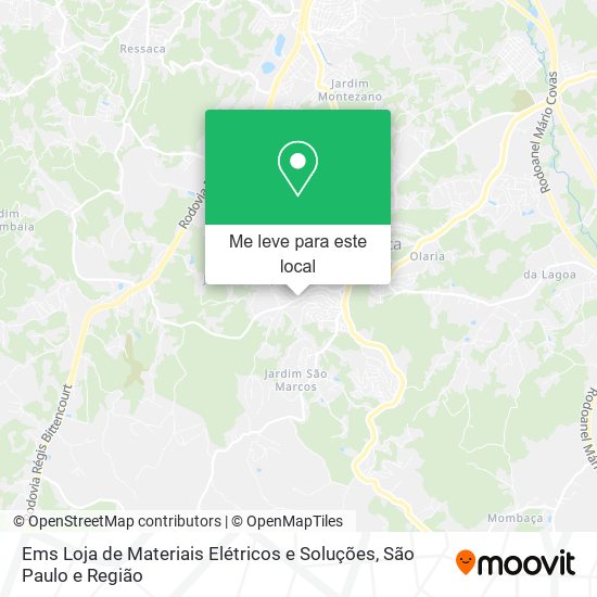 Ems Loja de Materiais Elétricos e Soluções mapa