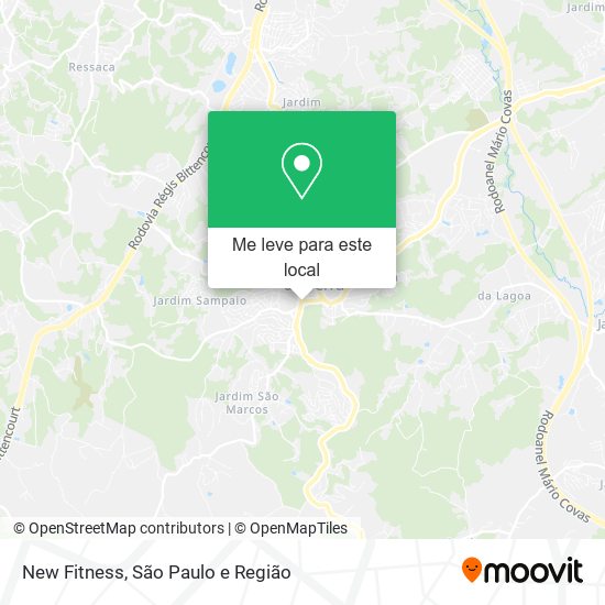 New Fitness mapa