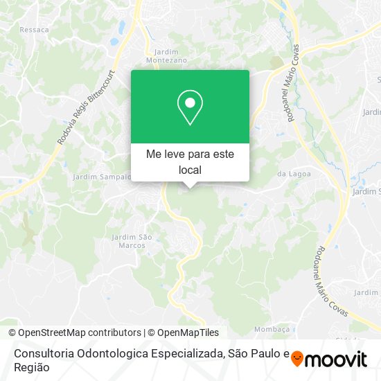 Consultoria Odontologica Especializada mapa