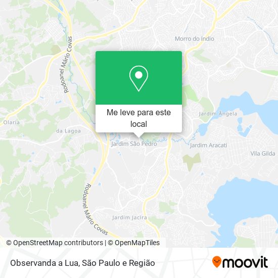 Observanda a Lua mapa