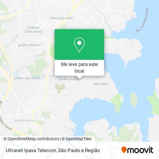 Ultranet Ipava Telecom mapa