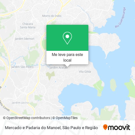 Mercado e Padaria do Manoel mapa