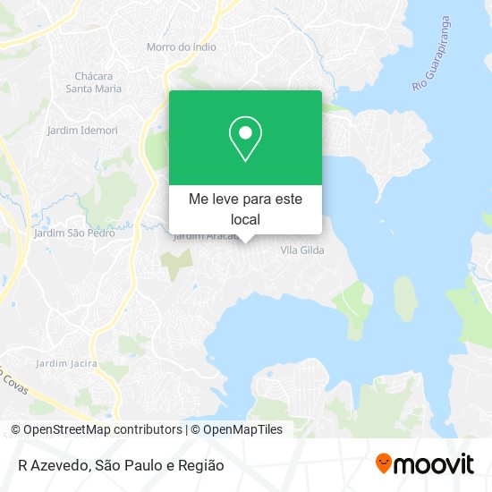 R Azevedo mapa
