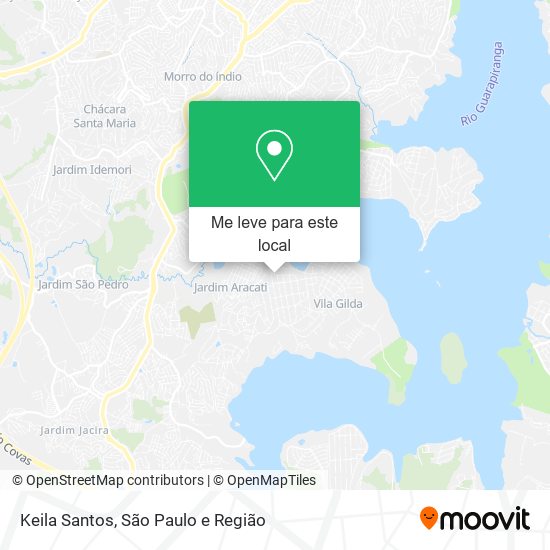 Keila Santos mapa