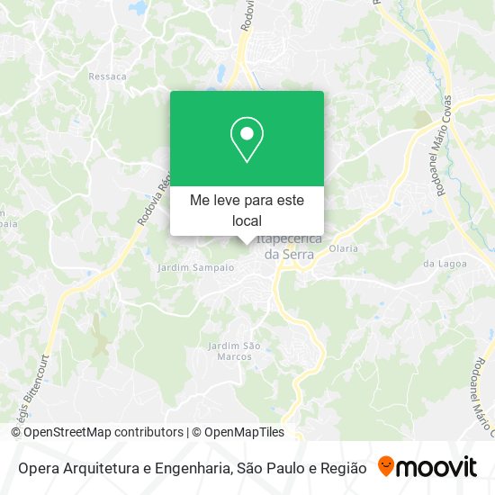 Opera Arquitetura e Engenharia mapa