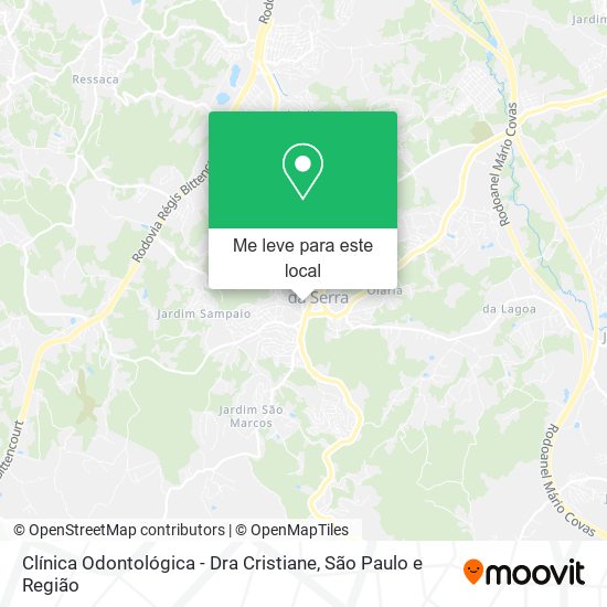 Clínica Odontológica - Dra Cristiane mapa