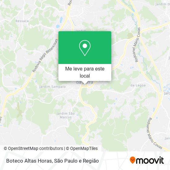Boteco Altas Horas mapa