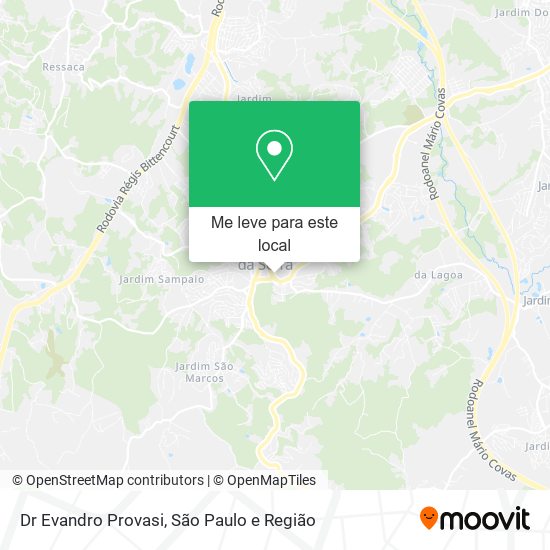 Dr Evandro Provasi mapa