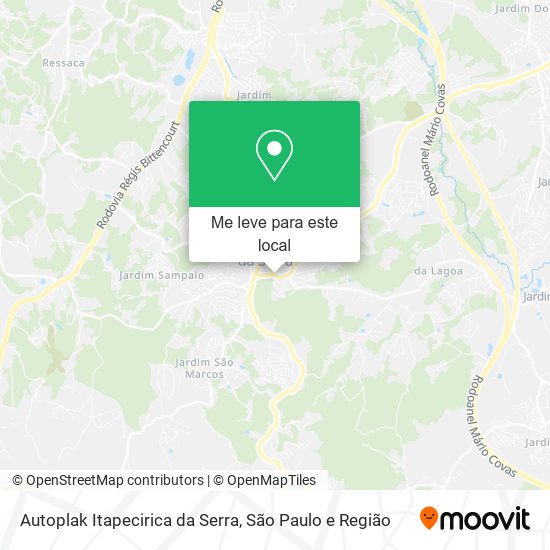 Autoplak Itapecirica da Serra mapa