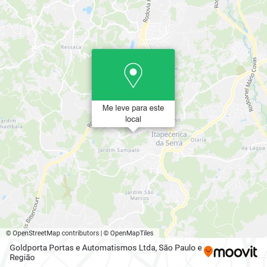 Goldporta Portas e Automatismos Ltda mapa