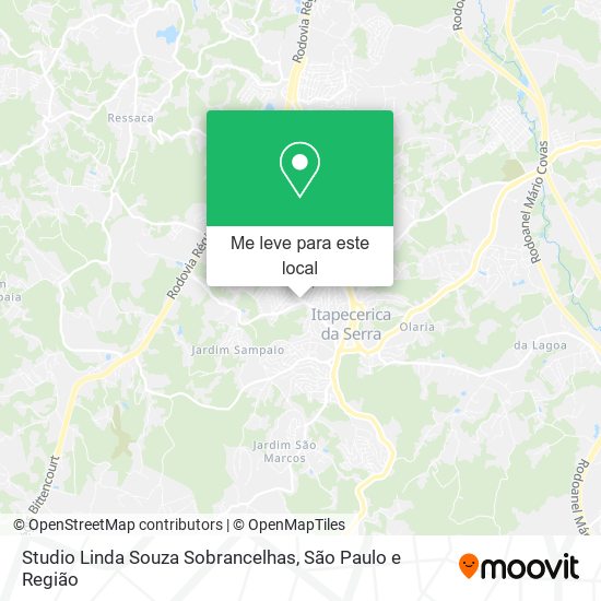 Studio Linda Souza Sobrancelhas mapa